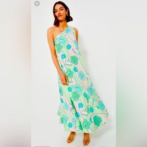 Tuckernuck Green Floral Maxi Dress Sabine